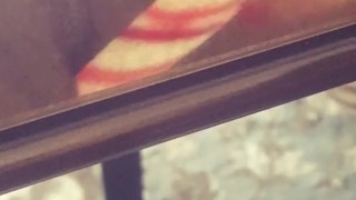 Making My Hot Wet Pussy Cum with a Candy Cane