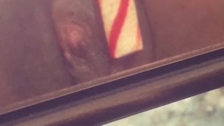 Making my Hot Wet Pussy Cum with a Candy Cane
