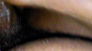 Stroking with dad in the house