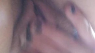 Petite Babe strips and plays with her small tits and pussy