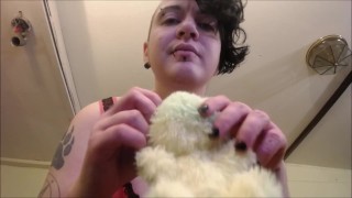 GTS Bites Tiny then Stomps Flat with Feet