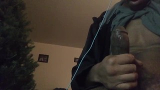 Blasting a huge load out of my bbc