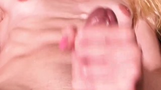 Amateur Cumshot after 3hrs of edging - Sasha de Sade British TS