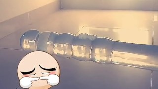 Straight Guy Uses His Hairy-Ass (Dildo)