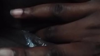 Rubbing my soaking wet BBW pussy til I cum