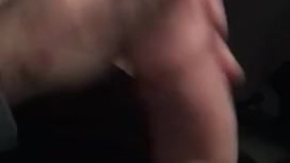 My Boyfriend masturbating that thick cock