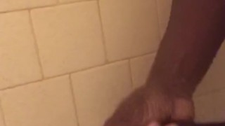 Playing with it in the shower