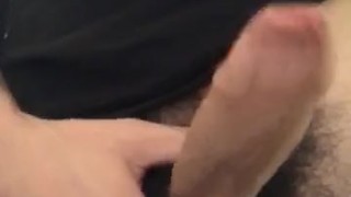 Jerking off in Kitchen
