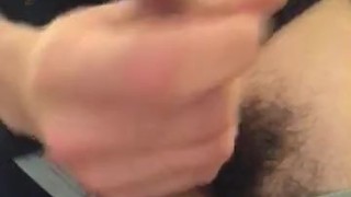 Jerking off in Kitchen