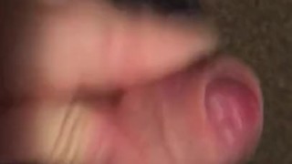 Watch the cum drip from my cock