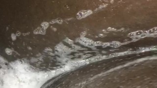 Bath Time Rubbing This Phat Juicy Pussy
