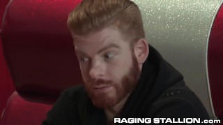 RagingStallion Big Fat Meat Orgy at the Diner!