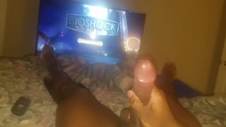 a little stress reliever;-), (slow motion cumshot)