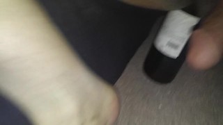 Fucking myself with a wine bottle