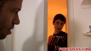 Puerto Rican stud Tristan Jaxx fucks the cum out of two guys