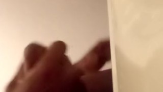 STROKING MY BBC TILL I CUM