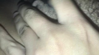 Rubbing my throbbing pussy. Need big dick in this pussy