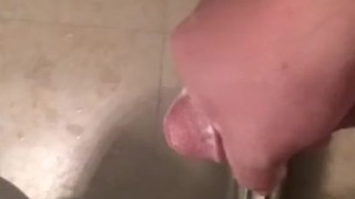 Bathroom masturbation