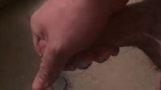 Bathroom masturbation