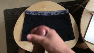 Cum on my roommate boxer