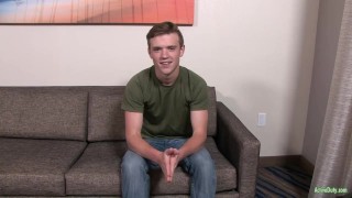 ActiveDuty Shy 18yo Twink Plays with His Dick