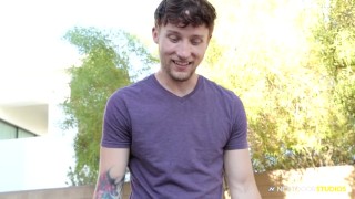 NextDoorStudios Scotty Finds a Pokemon in Lance's Yard!