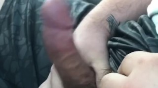 Cub rayneraptor jerk off and cum in car