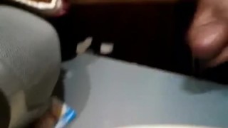 young hung bathroom jerk