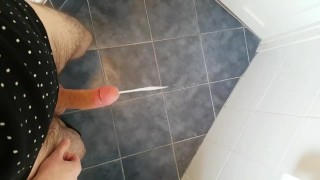 Hands free huge cum