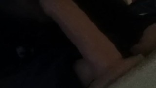 Gagging on dildo