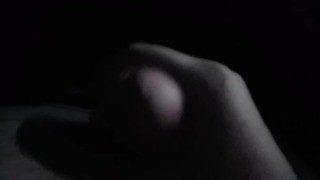 Jerking off late at night