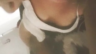  tease plays with herself