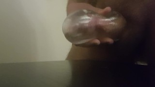 Masturbating Silicone With a HUGE CUM Load after