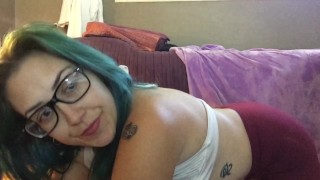 Big Booty in Yoga Pants Leggings Showing Off Sexy Bikini Top Gets Topless