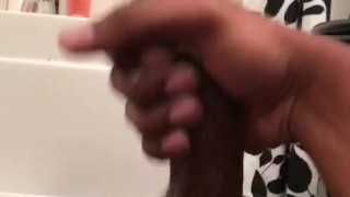Playing around in the bathroom