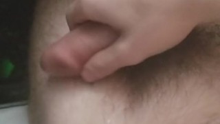 18 year-old high school stud cums all over himself and eats his cum