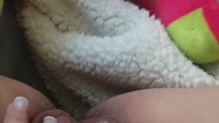Showing off wet horny pussy