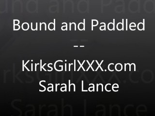 Girl/webcam/gagged paddled milf her bound