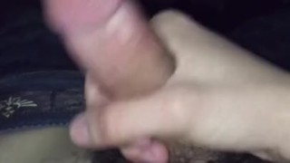 Late night cum shot