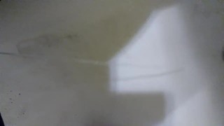 Pissing in the tub