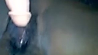 Strap on sex w/ejaculating dildo