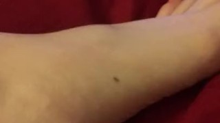 Feet shaking from orgasm