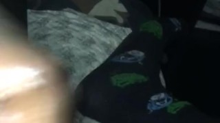 quick cumshot before bed