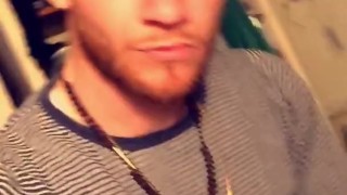 Stroking my cock