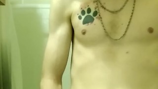 Jack off sesh and shower