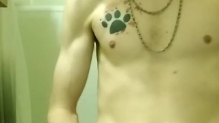 Jack off sesh and shower