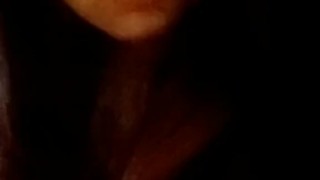 Smoking tease from sexy redhead milf