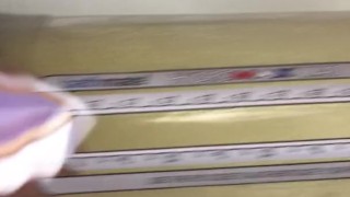 Pissing in a penis pump