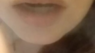Smoking and balloon fetish teaser with sexy redhead milf