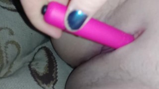 Masturbating